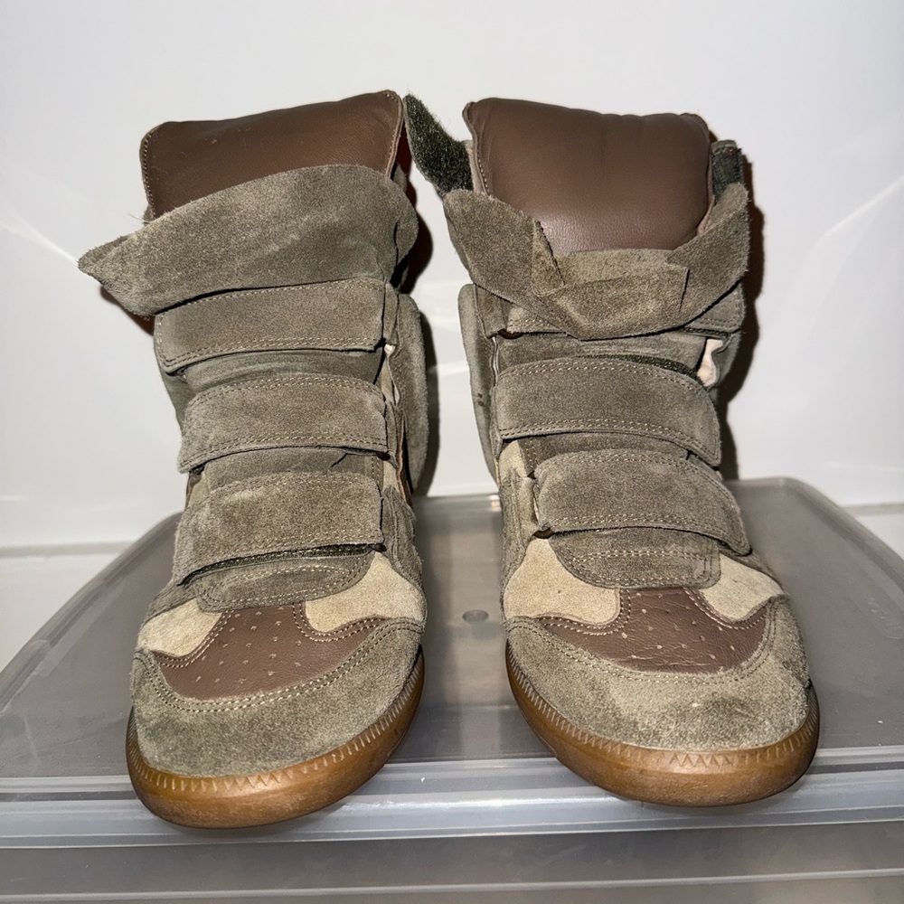 Isabel Marant Bekett suede wedge Sneakers